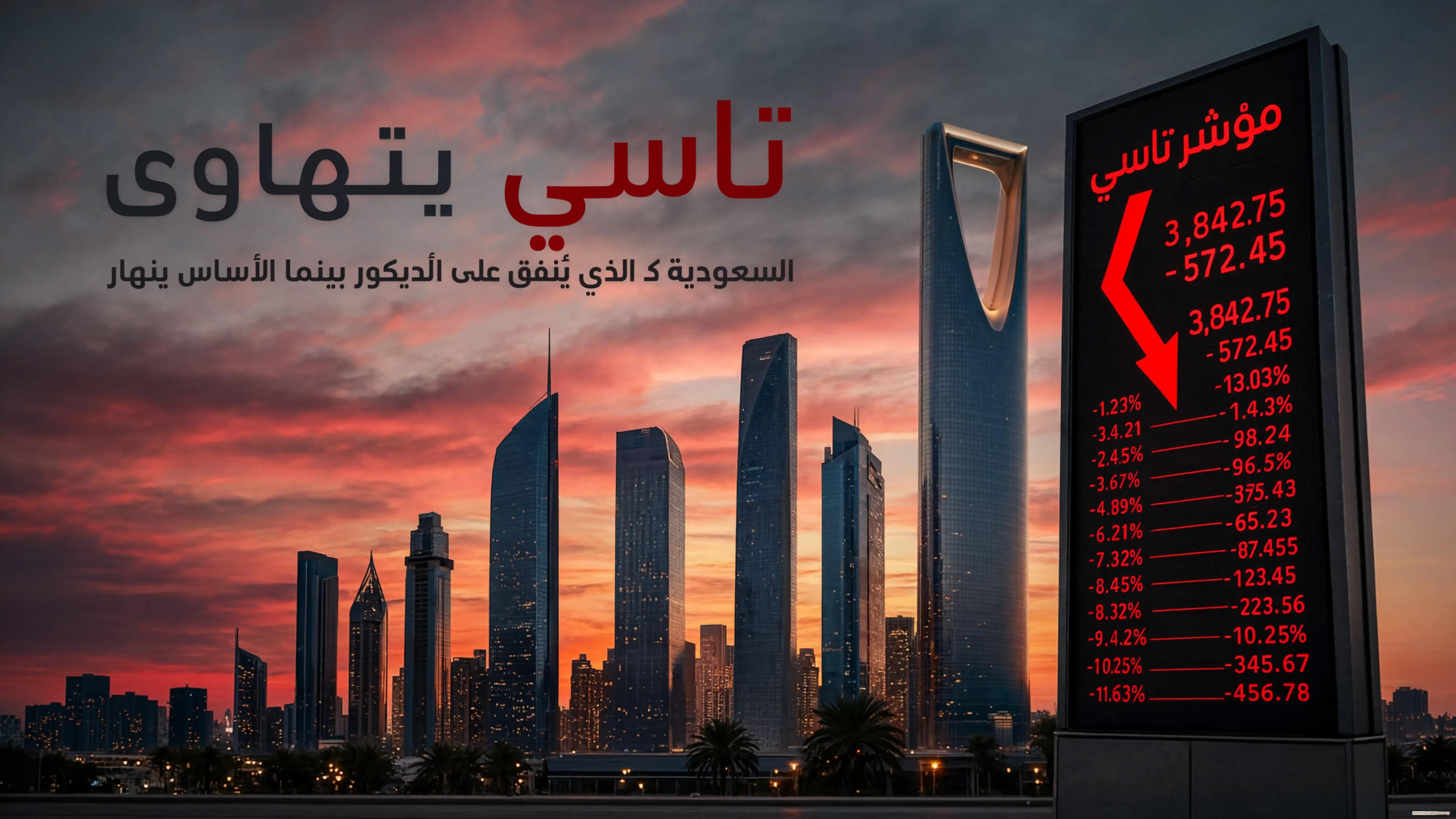 “تاسي” يتهاوى ... السعوديةكــ “الذي يُنفق على الديكور بينما الأساس ينهار”
